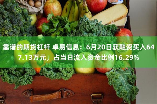 靠谱的期货杠杆 卓易信息：6月20日获融资买入647.13万元，占当日流入资金比例16.29%