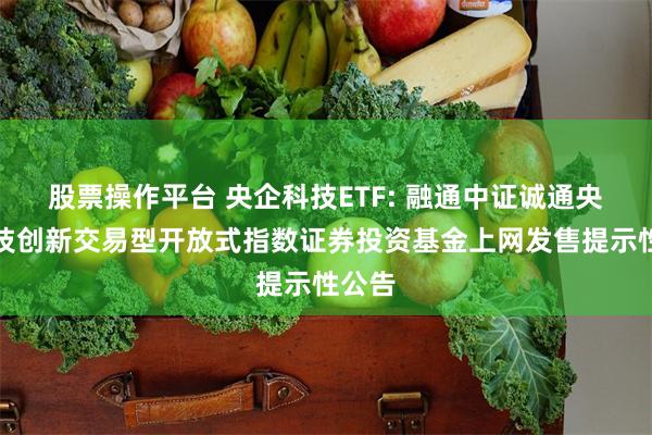 股票操作平台 央企科技ETF: 融通中证诚通央企科技创新交易型开放式指数证券投资基金上网发售提示性公告