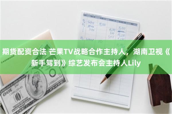 期货配资合法 芒果TV战略合作主持人，湖南卫视《新手驾到》综艺发布会主持人Lily