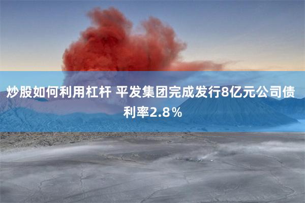 炒股如何利用杠杆 平发集团完成发行8亿元公司债 利率2.8％